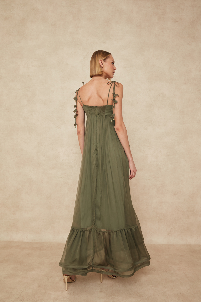 SILK MAXI DRESS