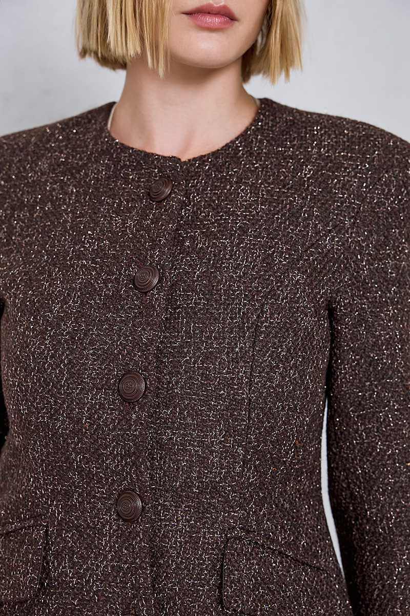 FITTED TWEED BLAZER