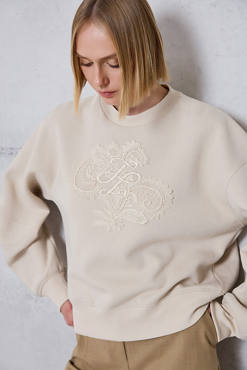 SWEATSHIRT WITH MONOGRAM