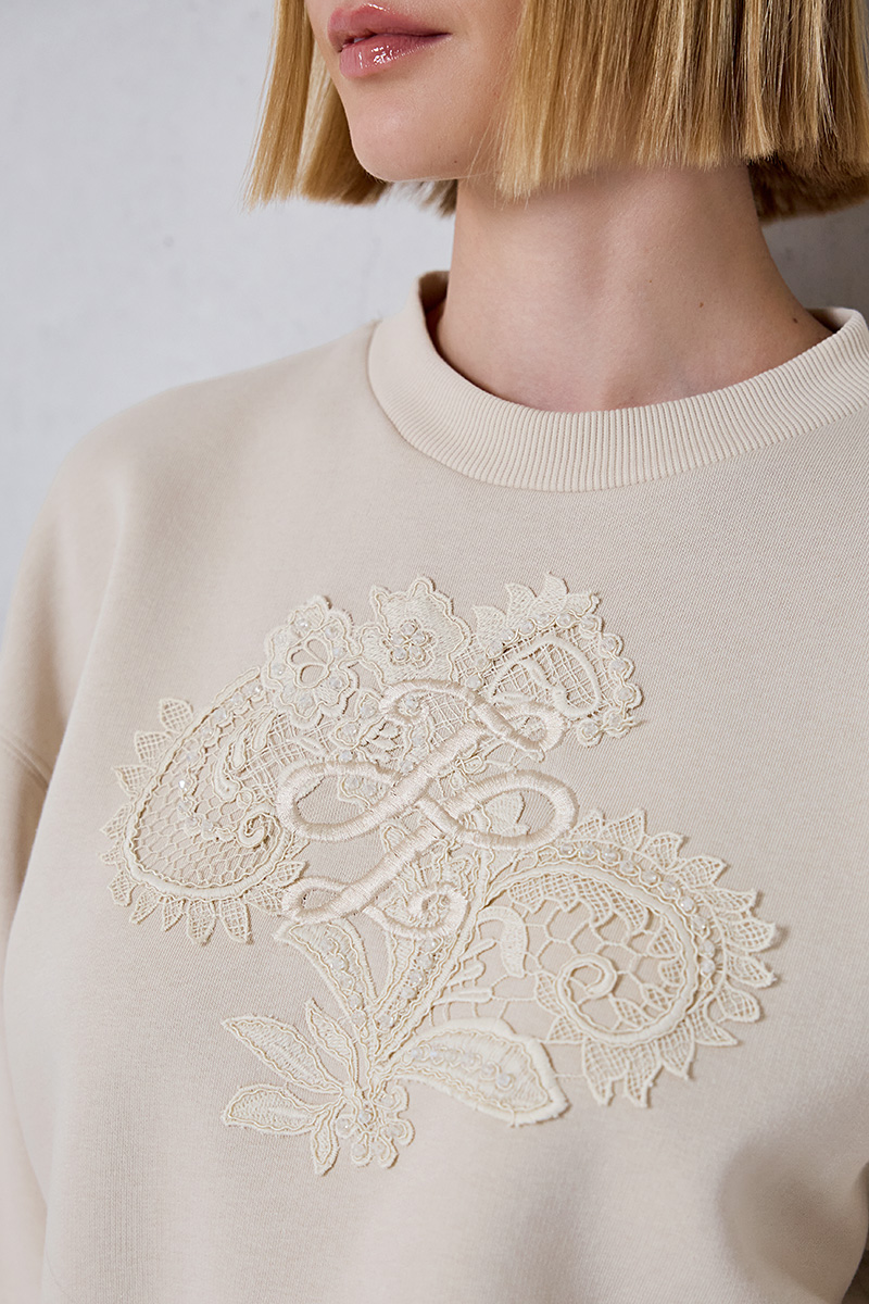 SWEATSHIRT WITH MONOGRAM