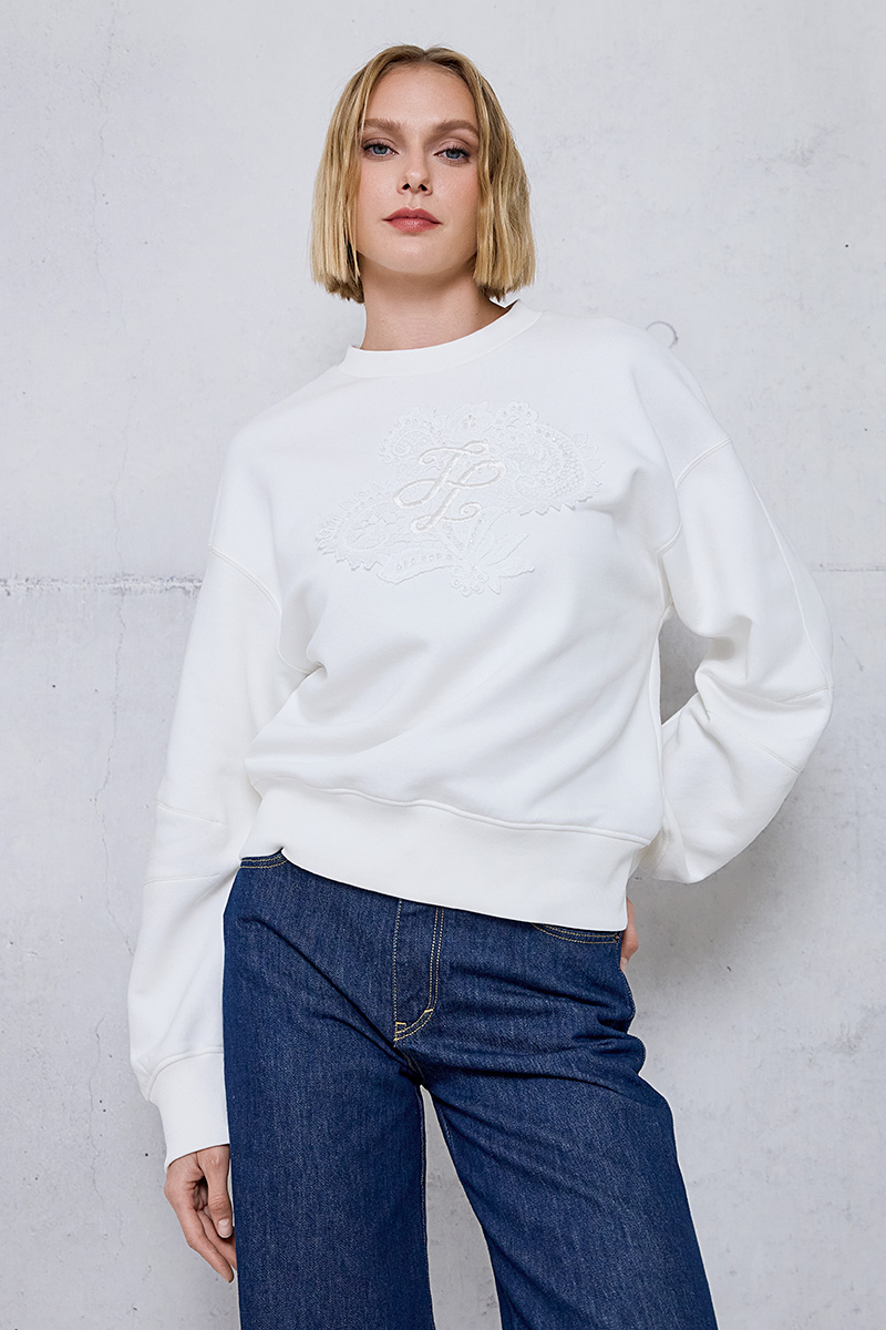 SWEATSHIRT WITH MONOGRAM