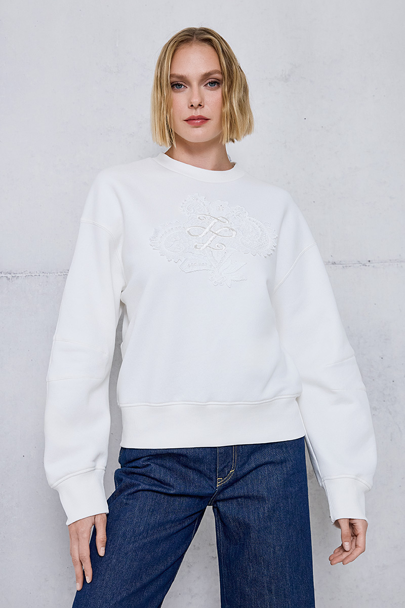 SWEATSHIRT WITH MONOGRAM