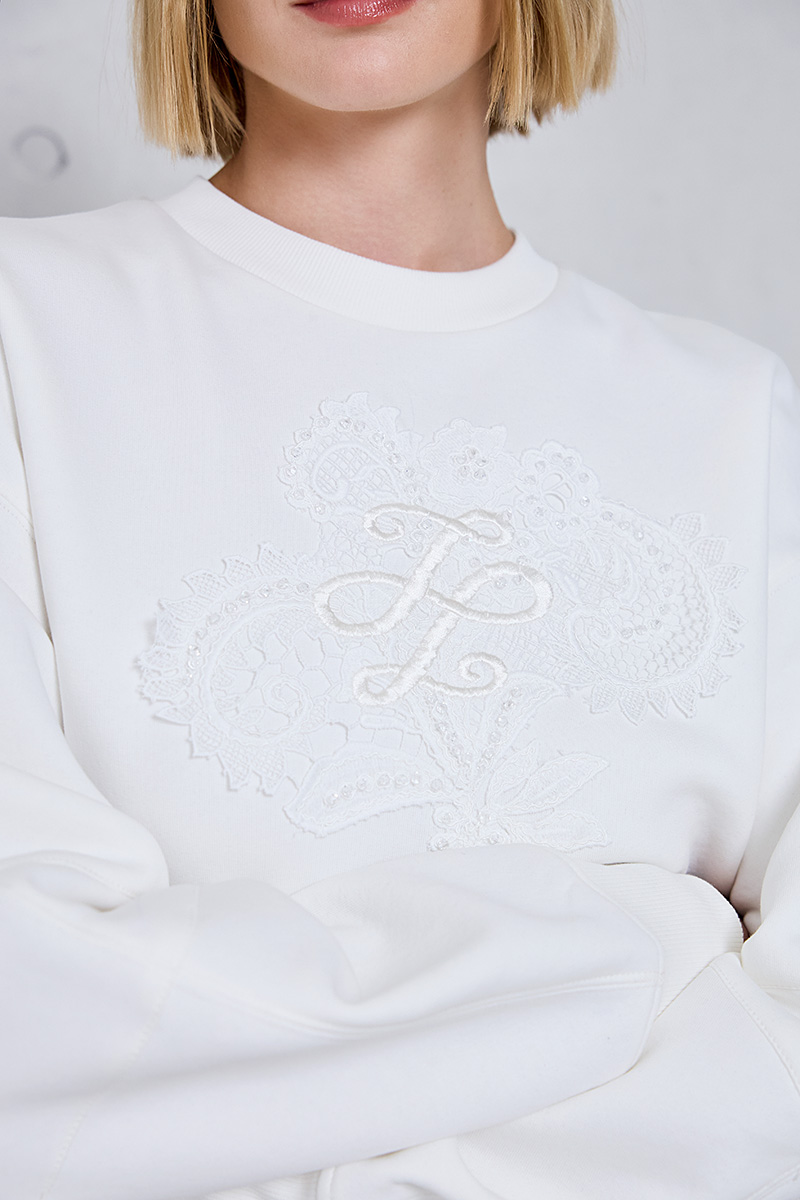 SWEATSHIRT WITH MONOGRAM