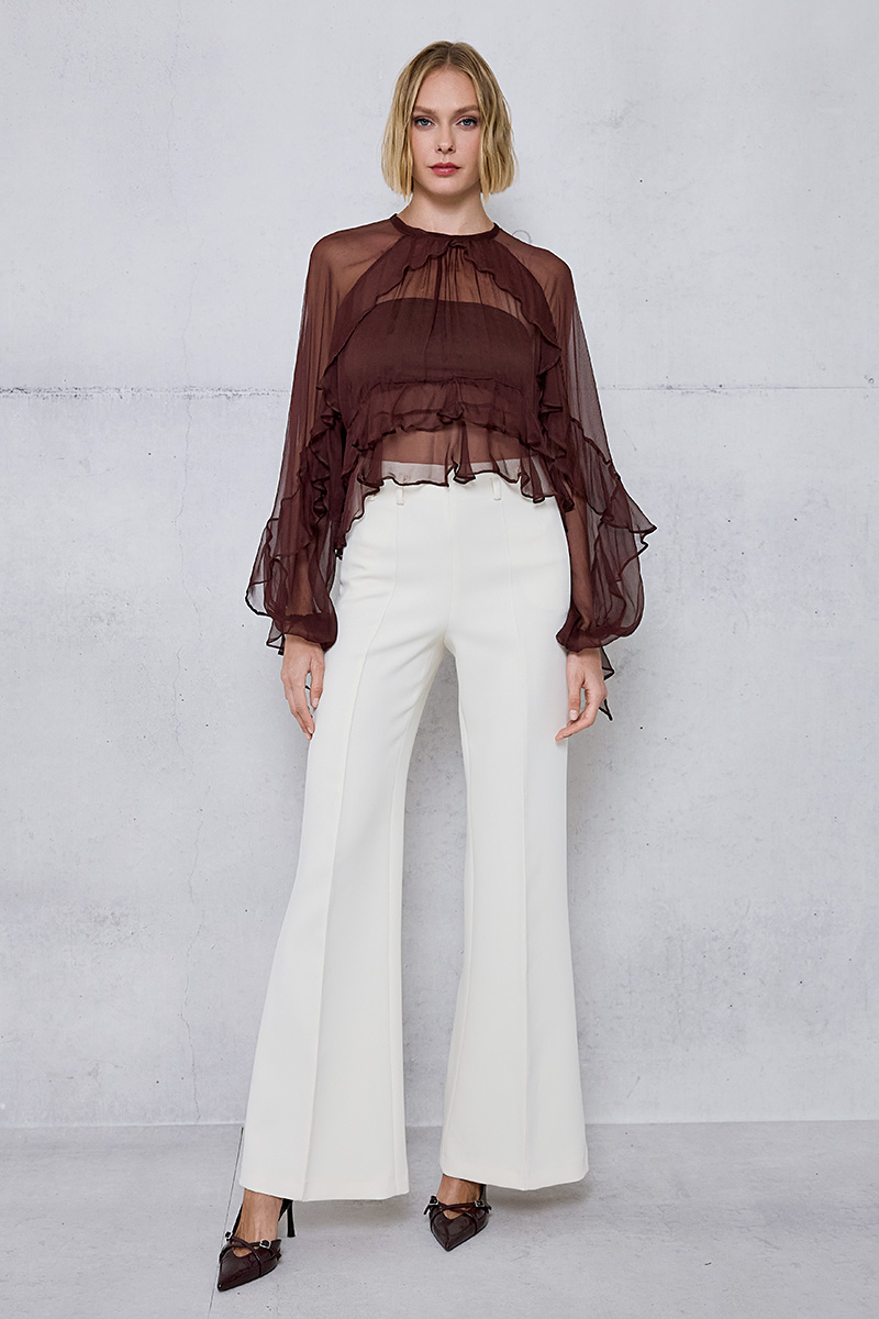 STRAIGHT-LEG TROUSERS