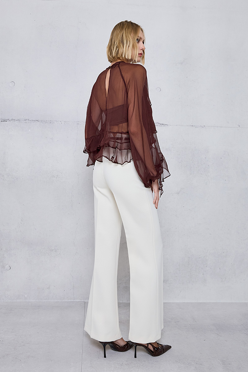 STRAIGHT-LEG TROUSERS