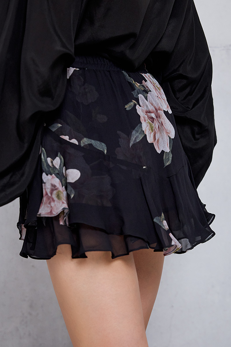 PRINTED SKORT