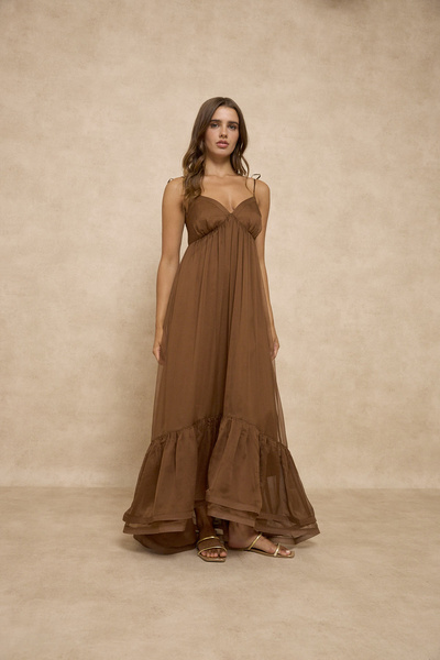 SILK MAXI DRESS