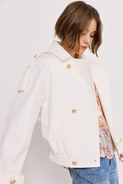 BOMBER JACKET WITH EPAULETTES