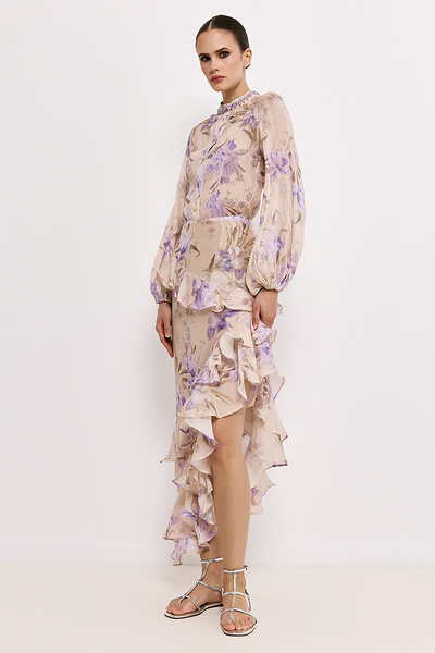 SKIRT WITH RUFFLES